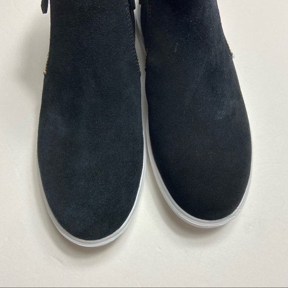 New! Cole Haan black suede side zip sneakers - Picture 5 of 11